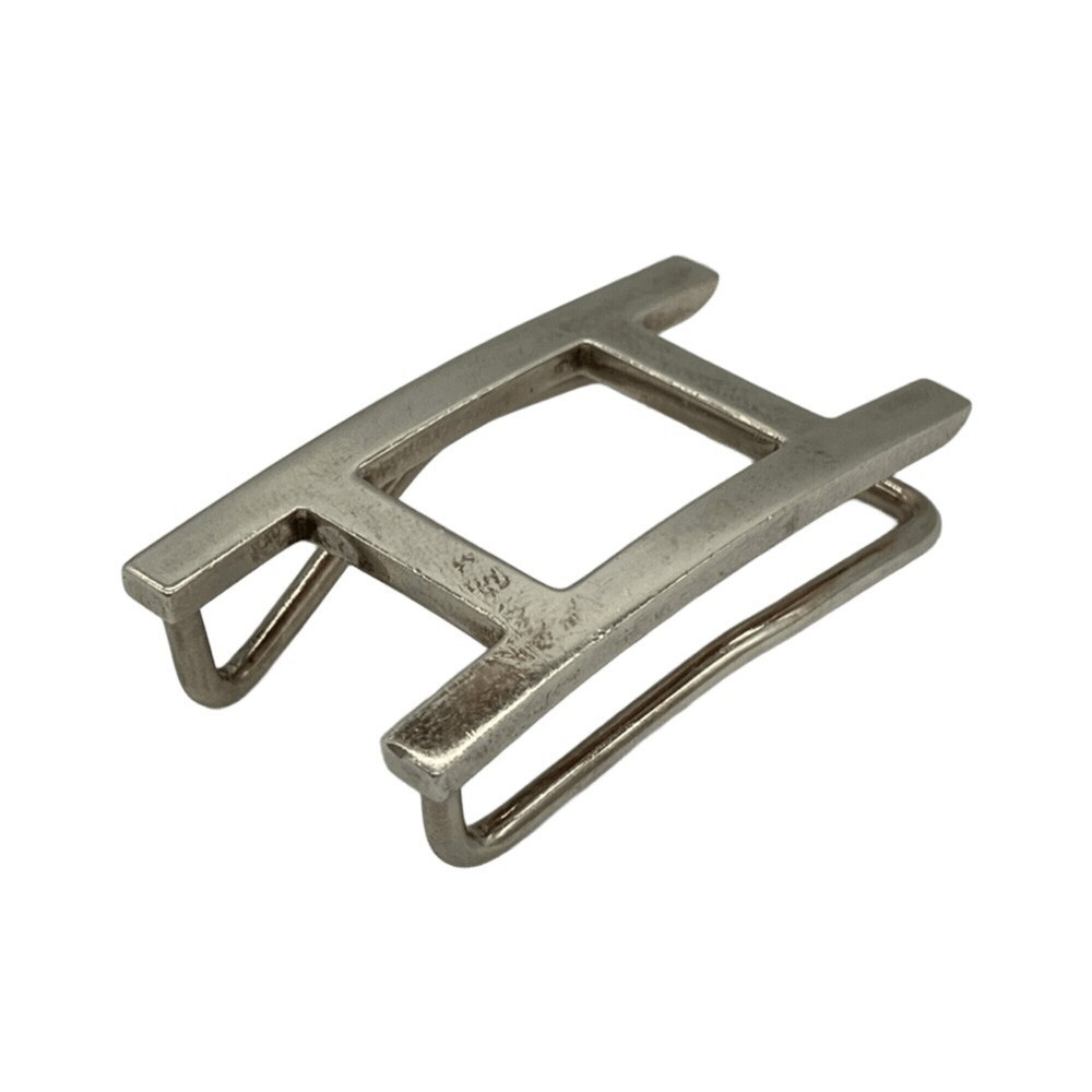 Hermes Api Kentan Money Clip, Sterling Silver 925